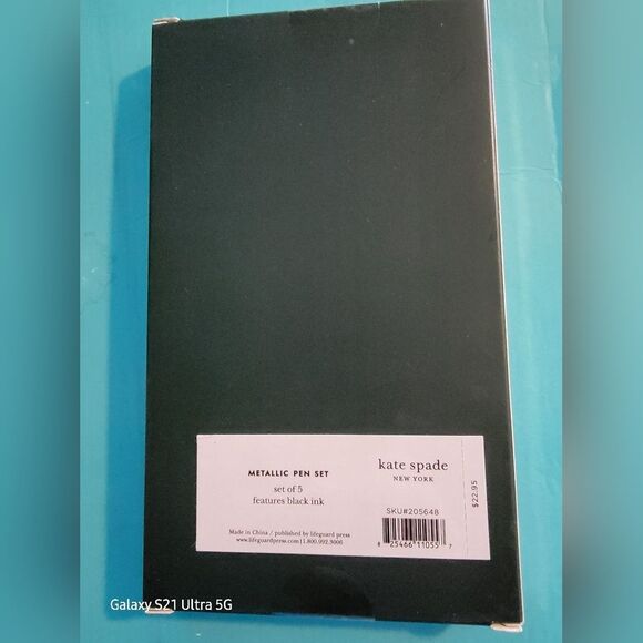 New kate spade Metallic Ink Pen Set (5) - Picture 4 of 5